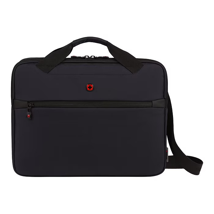 Wenger Notion Laptop Slim Briefcase, Dark Navy Polyester  - Brand New