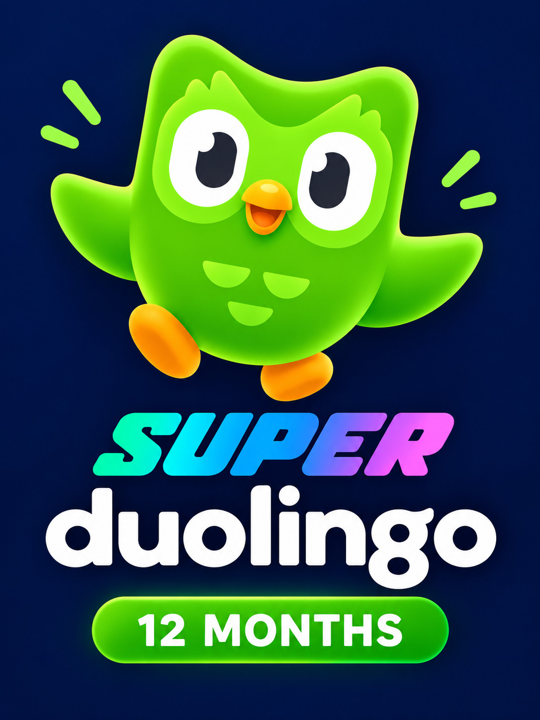 Duolingo Super Premium 12 Months | Fast Activation | Instant Delivery