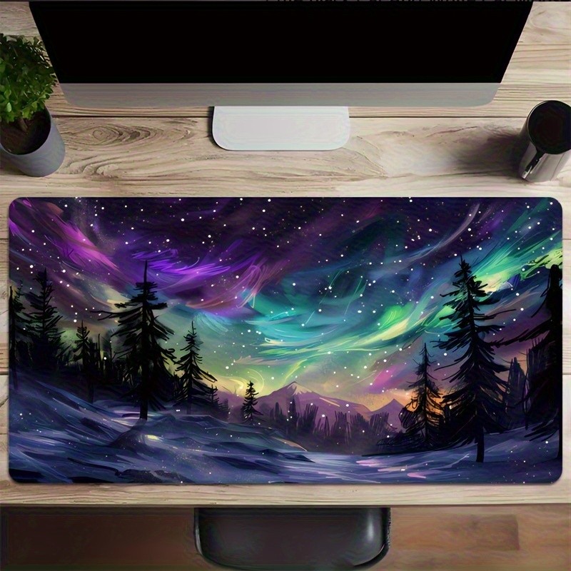 1pc Large Gaming Desk Mat Compatible for PC/Laptop Non-Slip Rubber Base Mat √