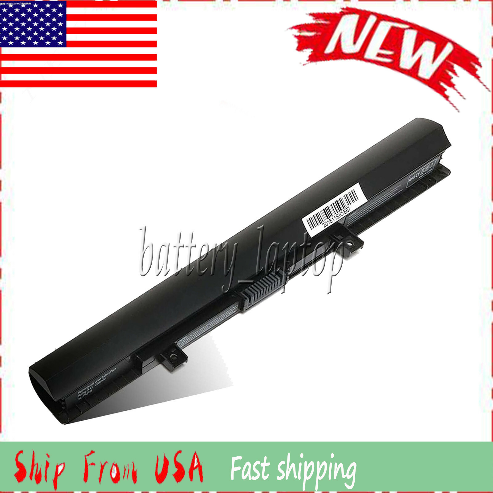 For TOSHIBA Satellite C55-B5201 C55-B5202 C55-B5246 C55-B5300 S55T-B5233 Battery