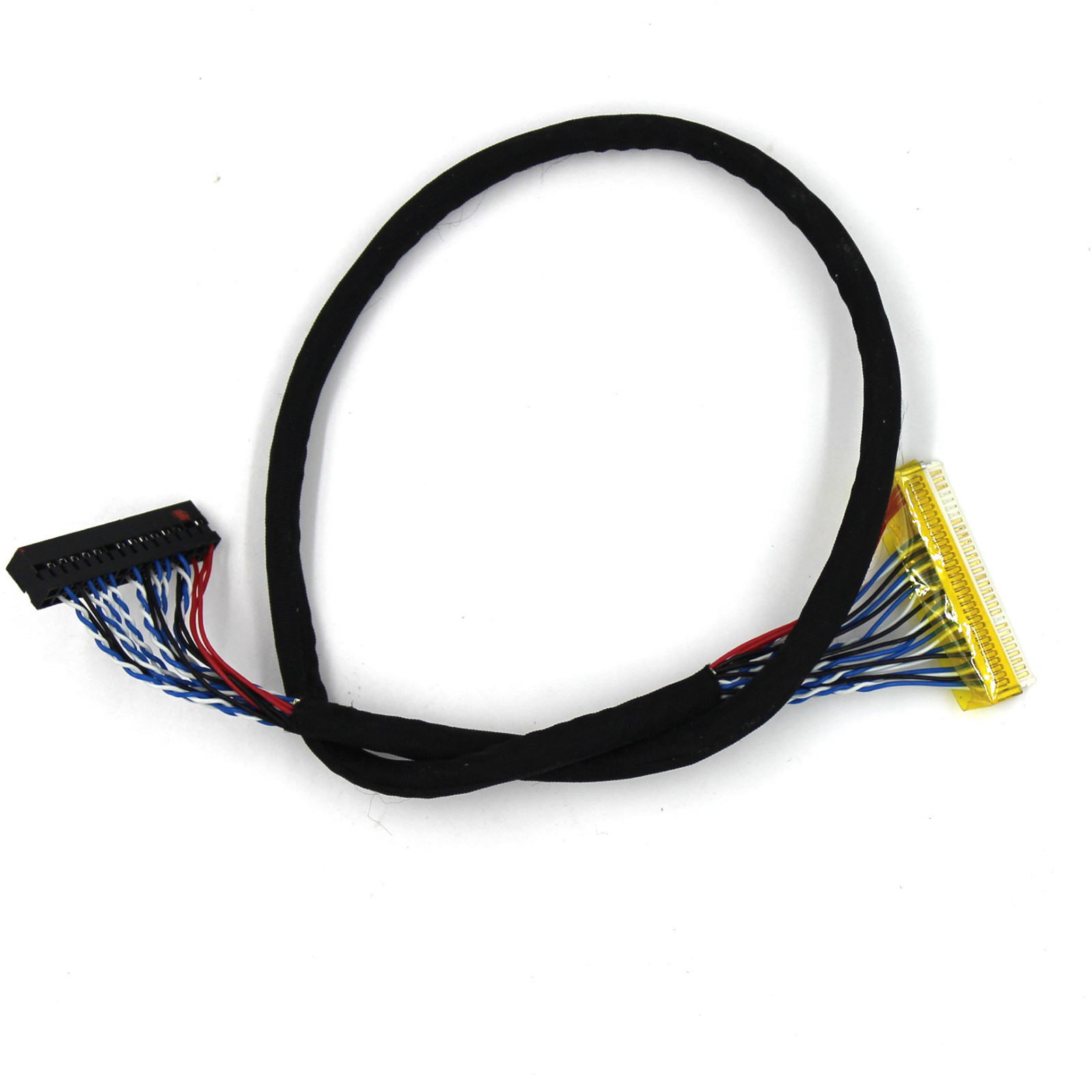LVDS CABLE FIX-30P 2ch 6bit Length 400mm for 15.4" 17" 1440x900 1920x1200 LCD