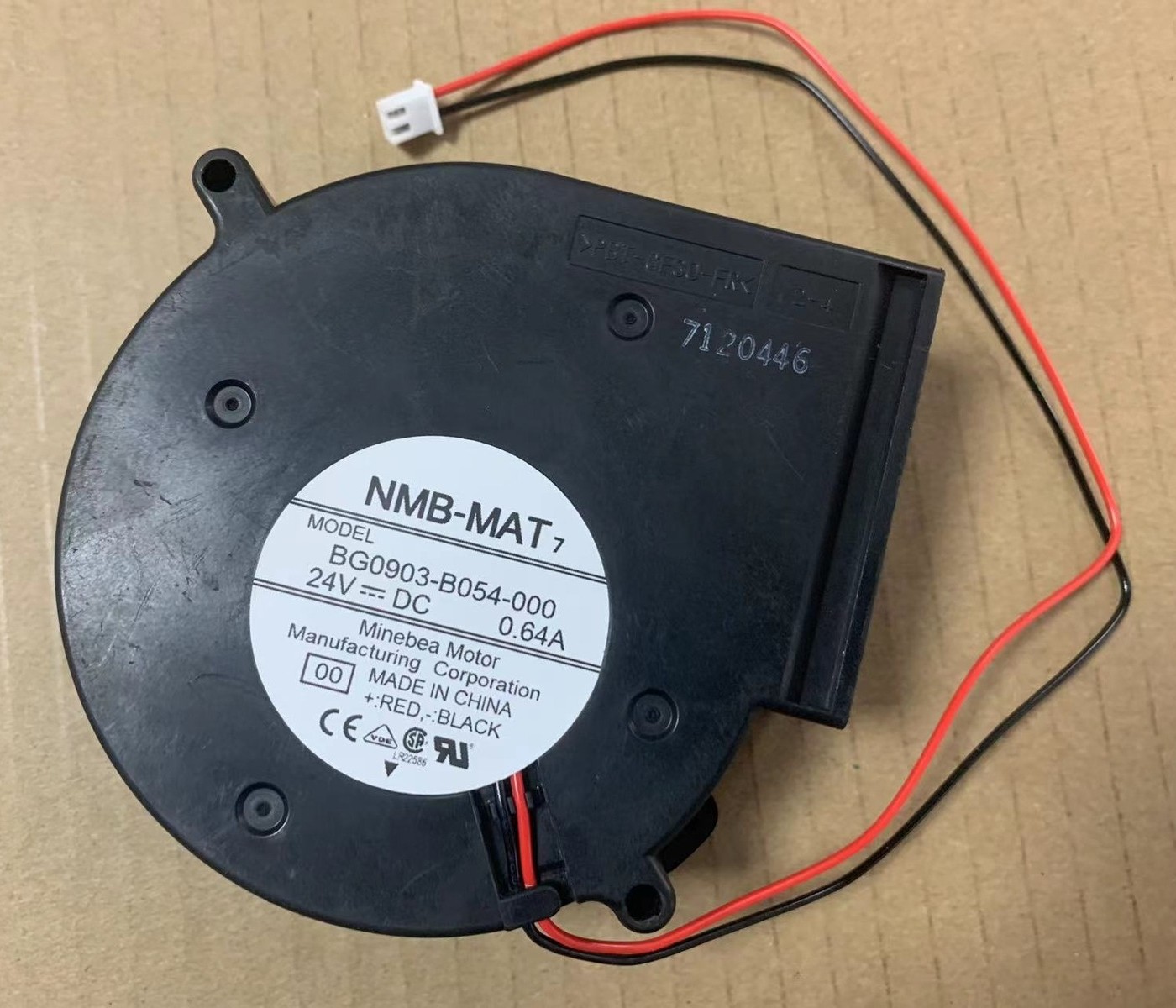 10pcs NMB-MAT turbo blower BG0903-B054-000 MODEL DC 24V 0.64A Cooling Fan