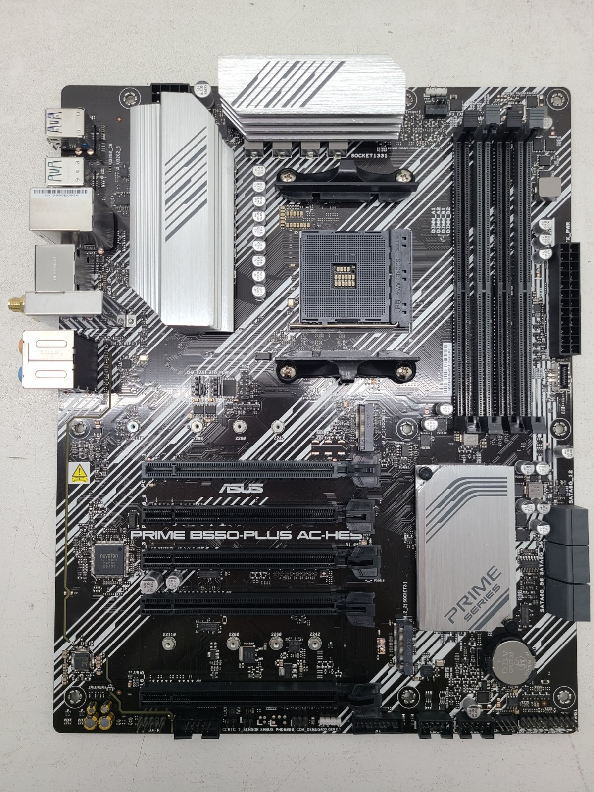Asus PRIME B550 Plus AC-HES AM4 ATX AMD DDR4 Motherboard (FL)