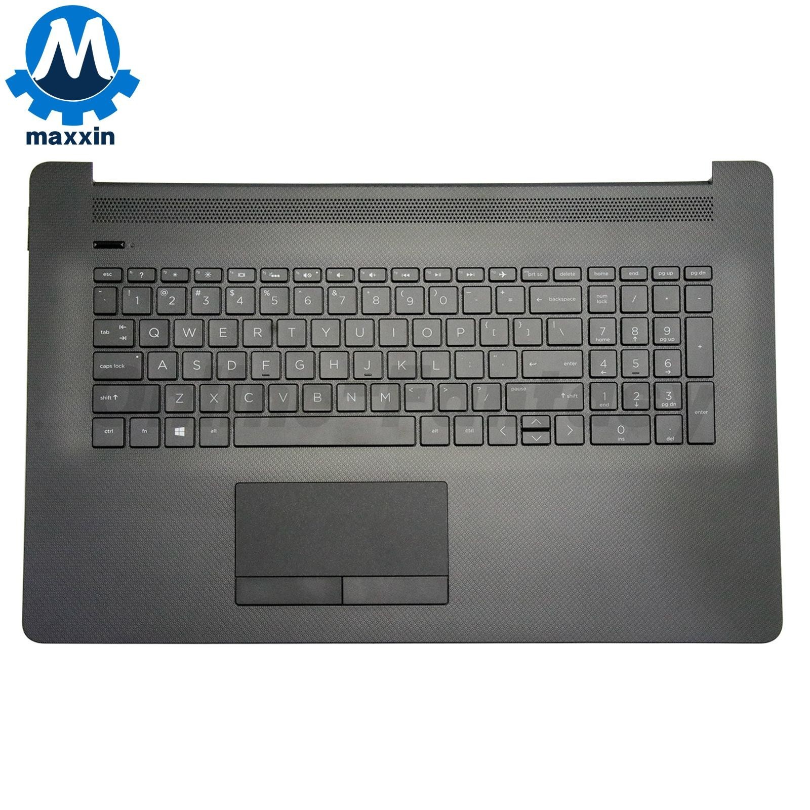 For HP 17-BY 17-CA Palmrest Backlit Keyboard 73H0 Touchpad Black L48409-001 US