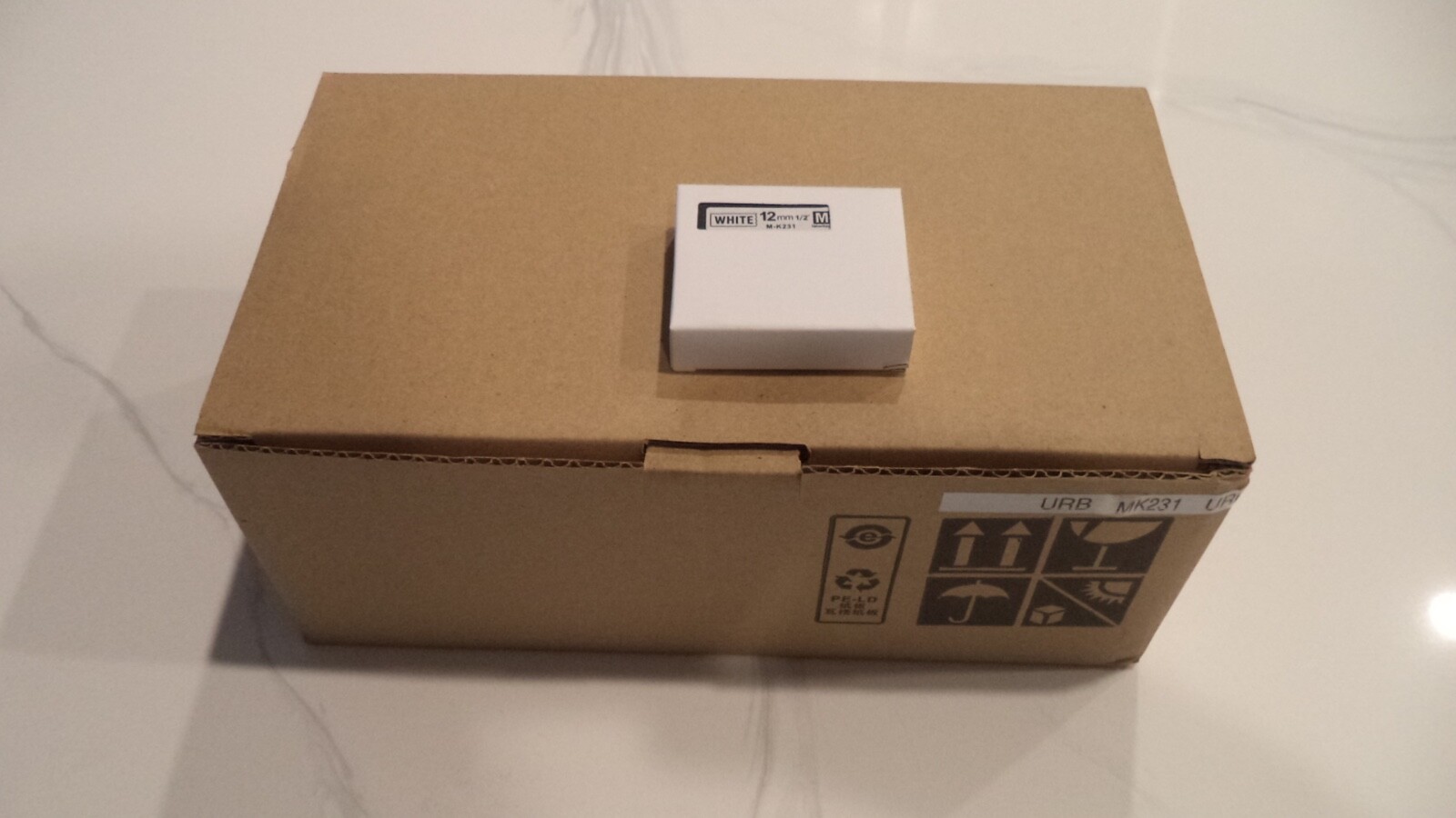 50 TAPES FITS BROTHER LABEL MAKER M95 M-k231  1/2" 12MM  bulk non returnable