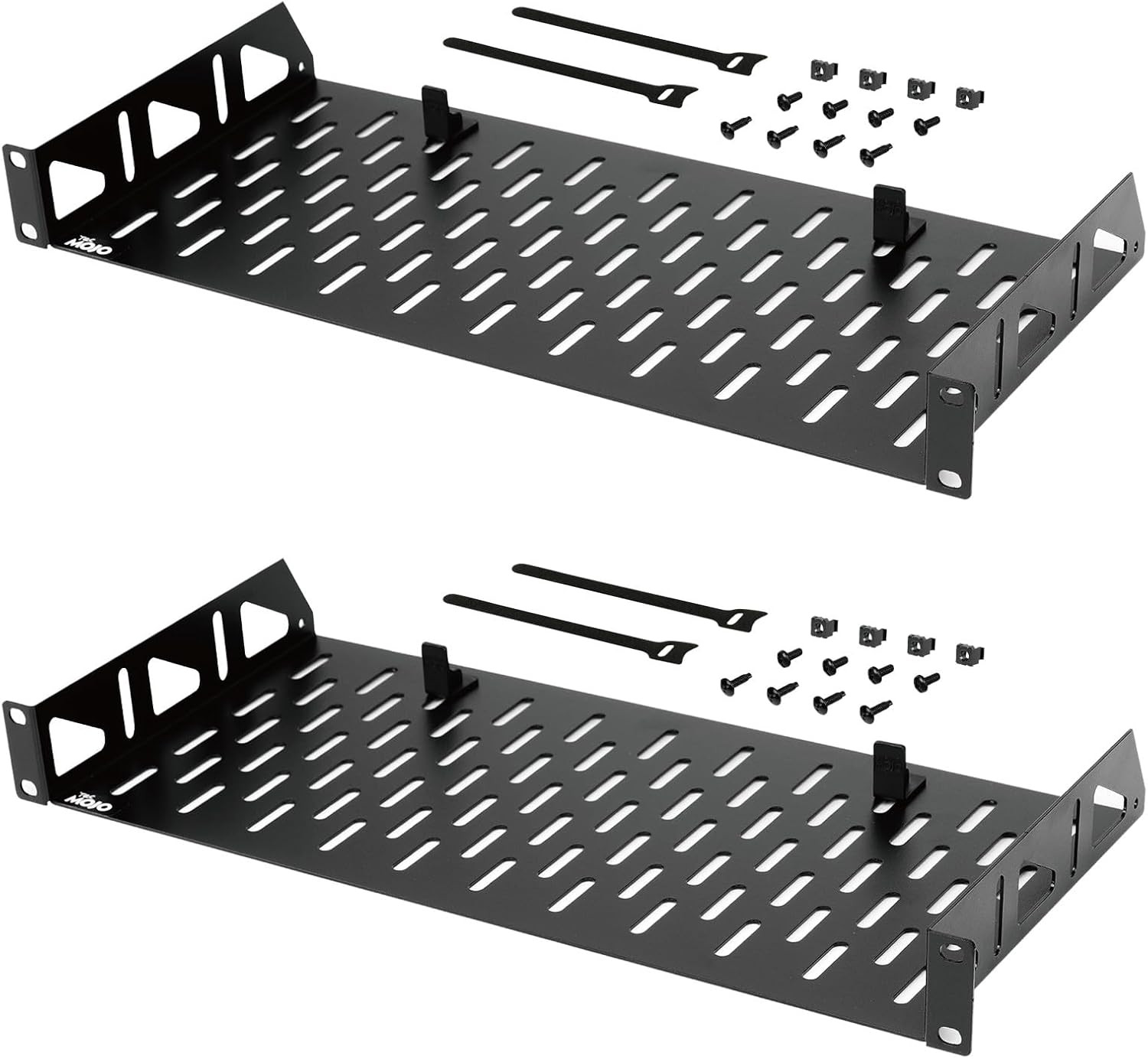 1U Rack Shelf,19 Inch Rack Shelf 8 Inch Depth,Rack Mount Shelf