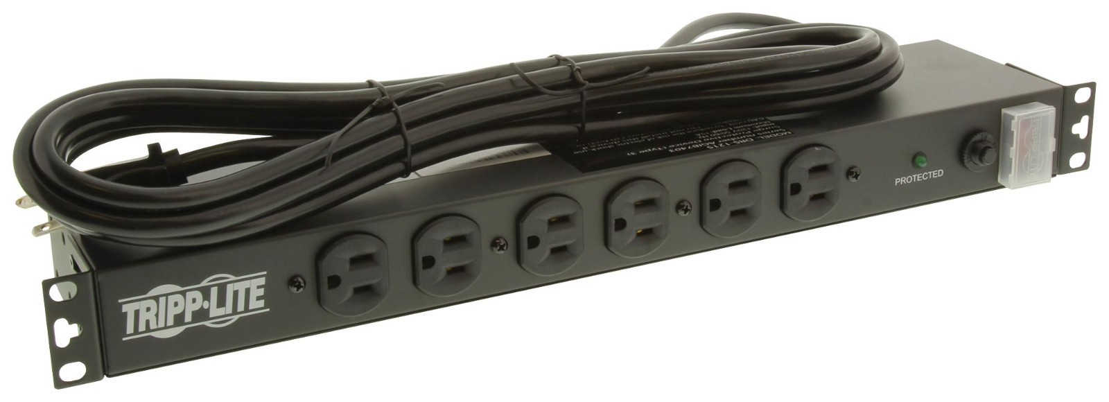 Tripp Lite DRS-1215 14-Outlet 1U Rackmount Surge Protector 15ft Cord