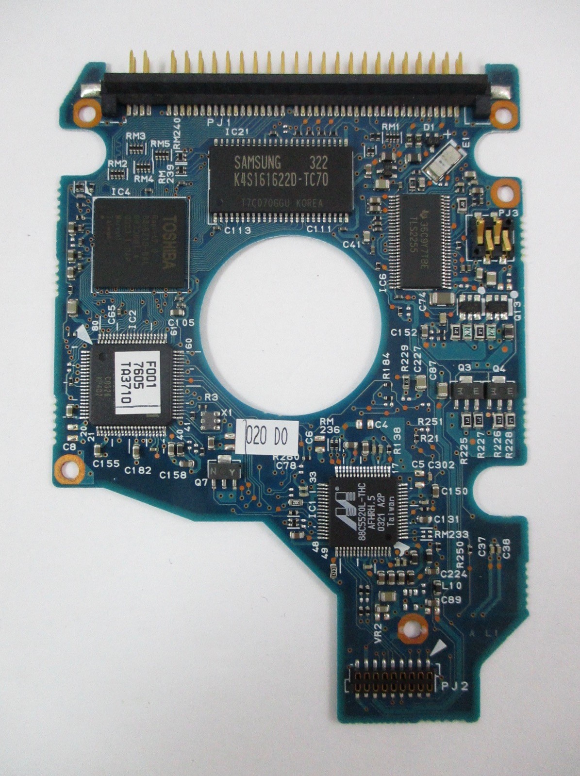 PCB for Toshiba 40GB  Internal 2.5” ATA Hard Drive HDD2182 MK4021GAS (For Parts)