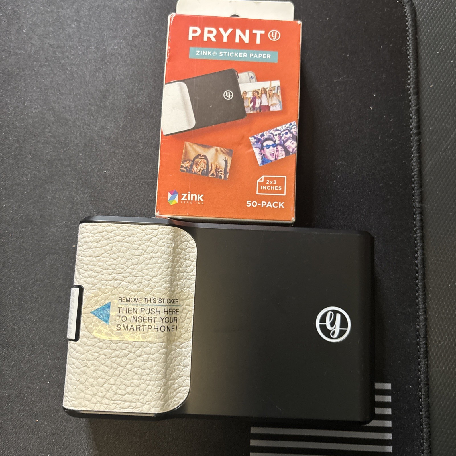 Prynt PW200003-WH Black Portable Instant Photos Printer Case For iPhone 6 & 6S