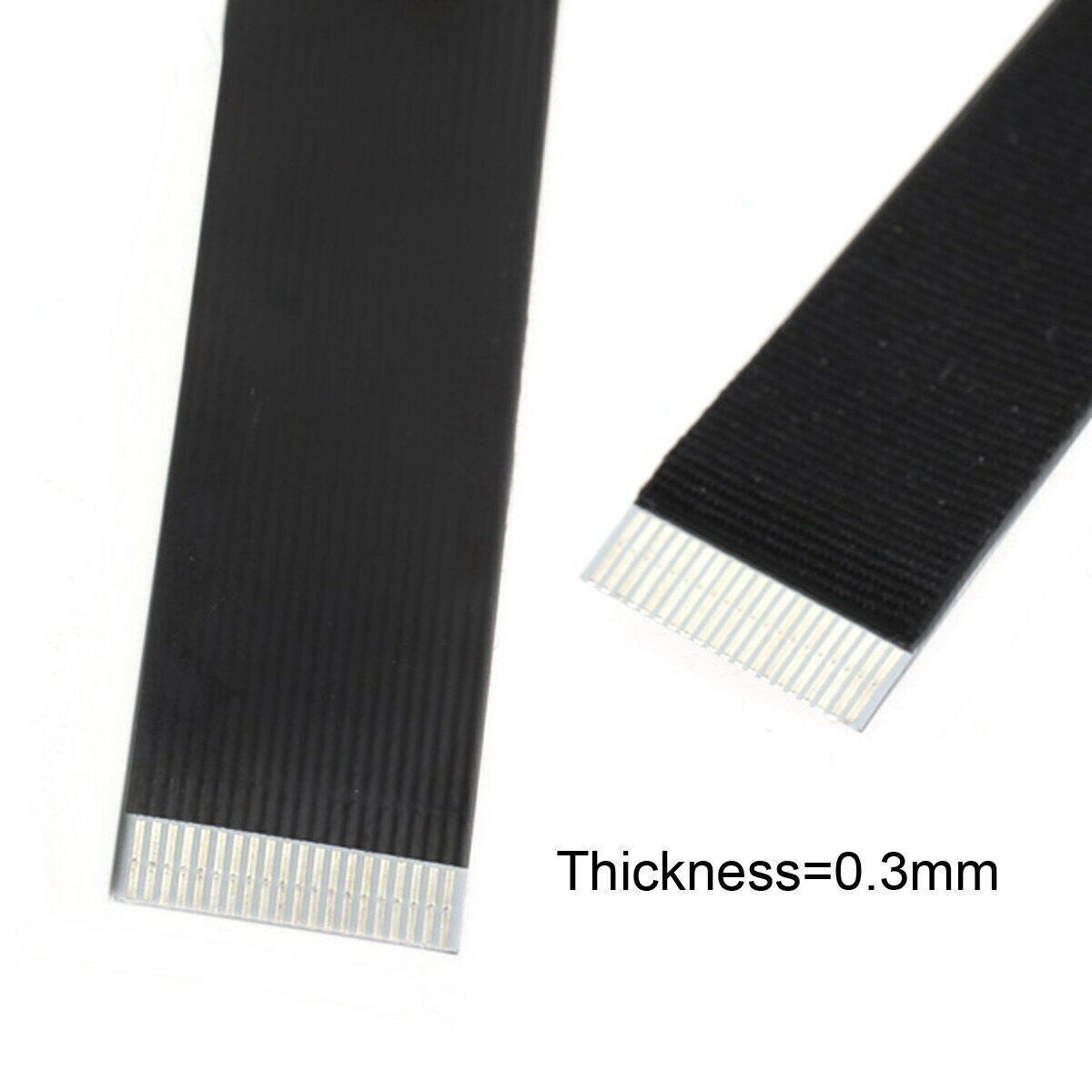 CY Up Angled USB 2.0 Type-A Male to Micro USB 5Pin Male Data Flat Slim FPC Cable