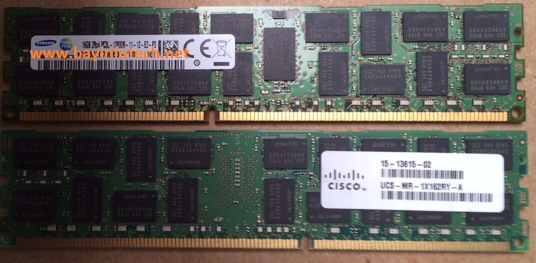 UCS-MR-1X162RY-A 16GB Memory Original For Cisco UCS Series Servers 15-13615-02