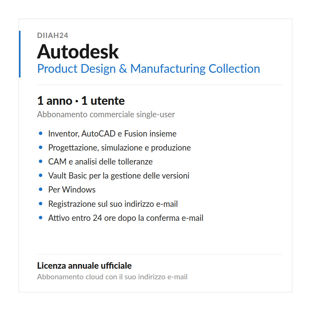 Autodesk Product Design & Manufacturing Coll. 2023-2027 Commercial License