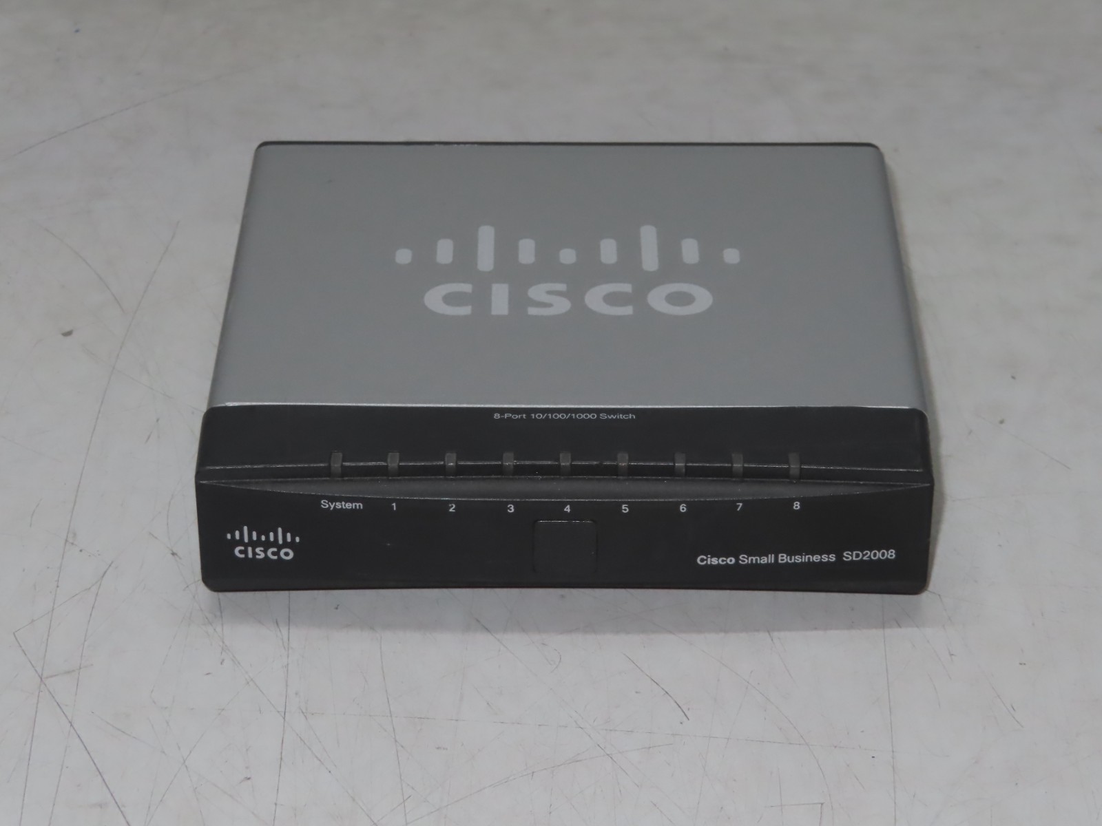 Cisco Switch Small Business SD2008 v3 8 Port 10/100/1000 Gigabit Ethernet