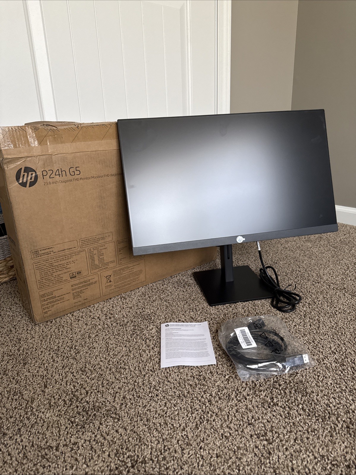 HP P24h G5 Full HD LED Monitor with HDMI and DisplayPort