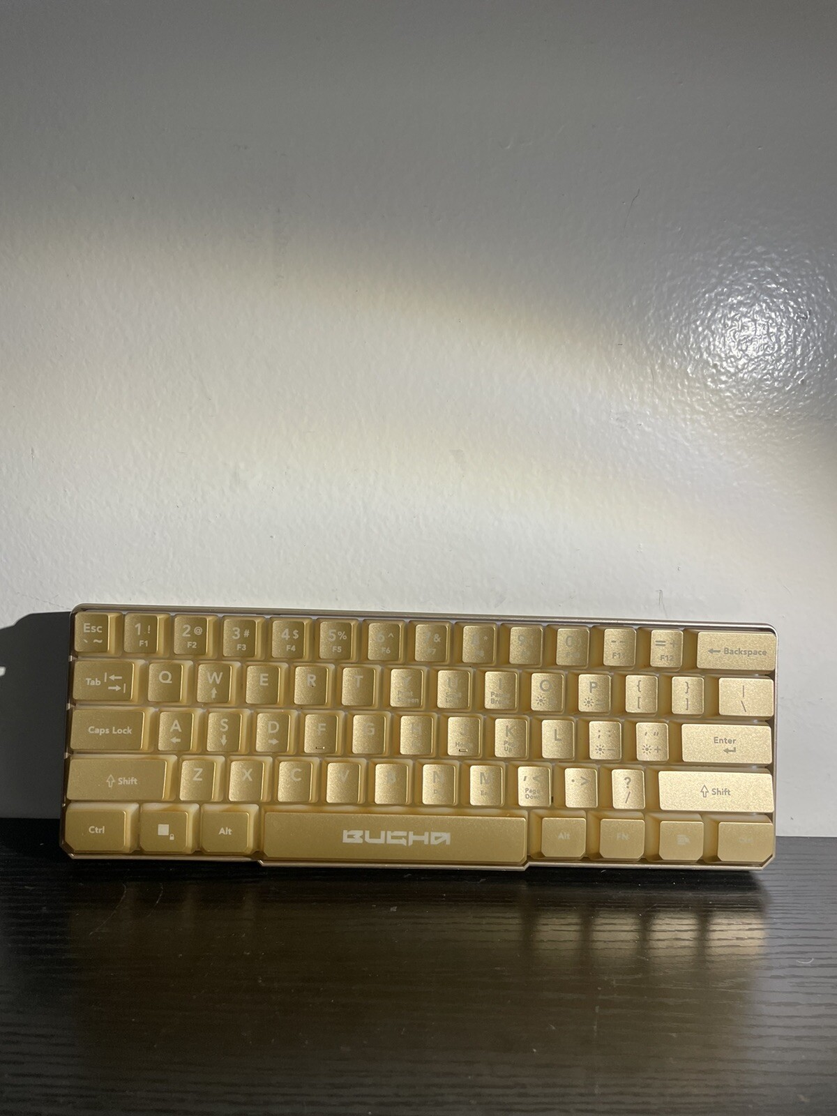 *UBER RARE* Bugha Limited Edition gold RGB Gaming 60% Keyboard