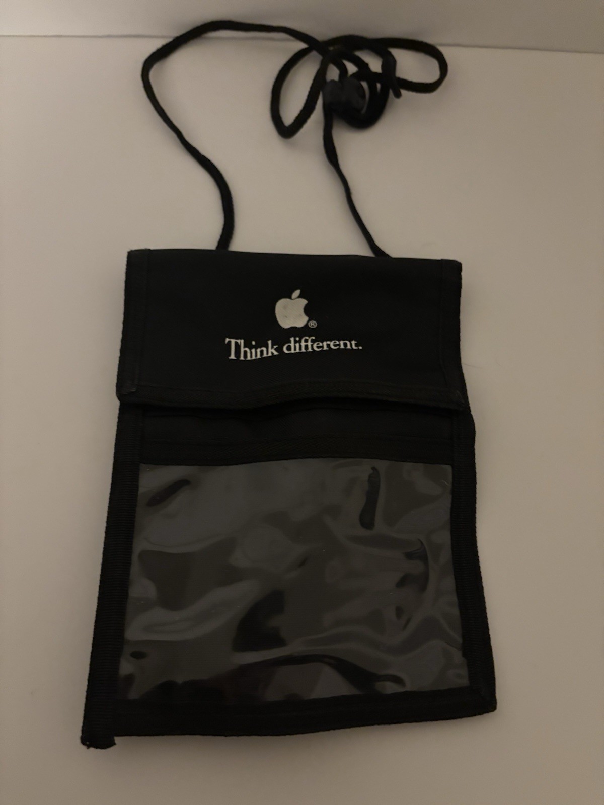 Vintage Apple Think Different Employee Lanyard Black - RARE COLLECTIBLE PIECE