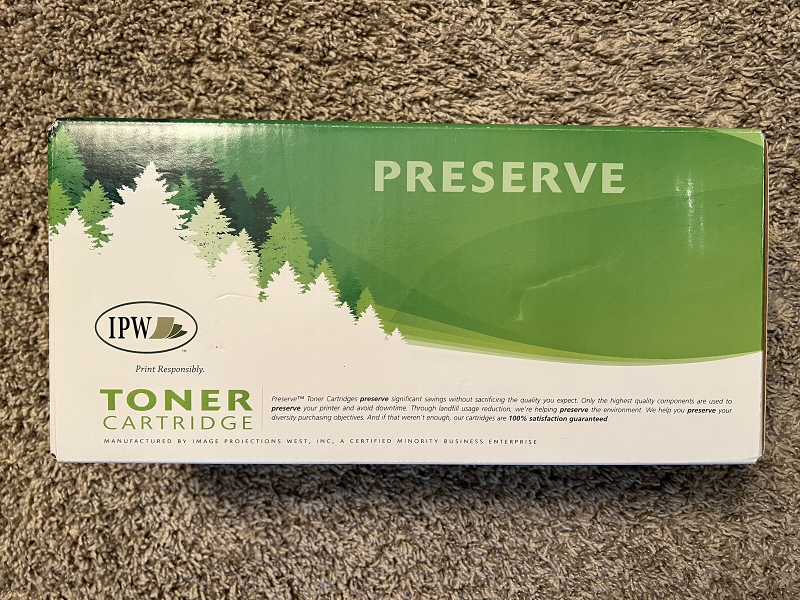 IPW PRESERVE 845-105-ODP Replacement Extra High Yield 10k Toner Cartridge