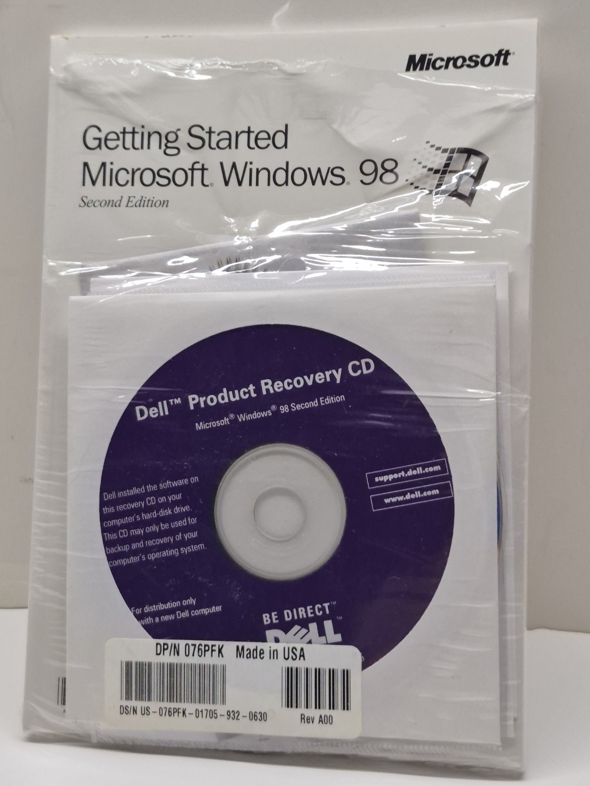DELL Product Recovery Media 076PFK with Windows 98 Second Edition NOB