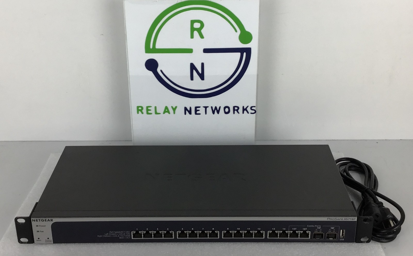 Netgear ProSafe XS716T 16x 10Gb RJ45 2x 10Gb SFP+ Managed Switch XS716T-100NES