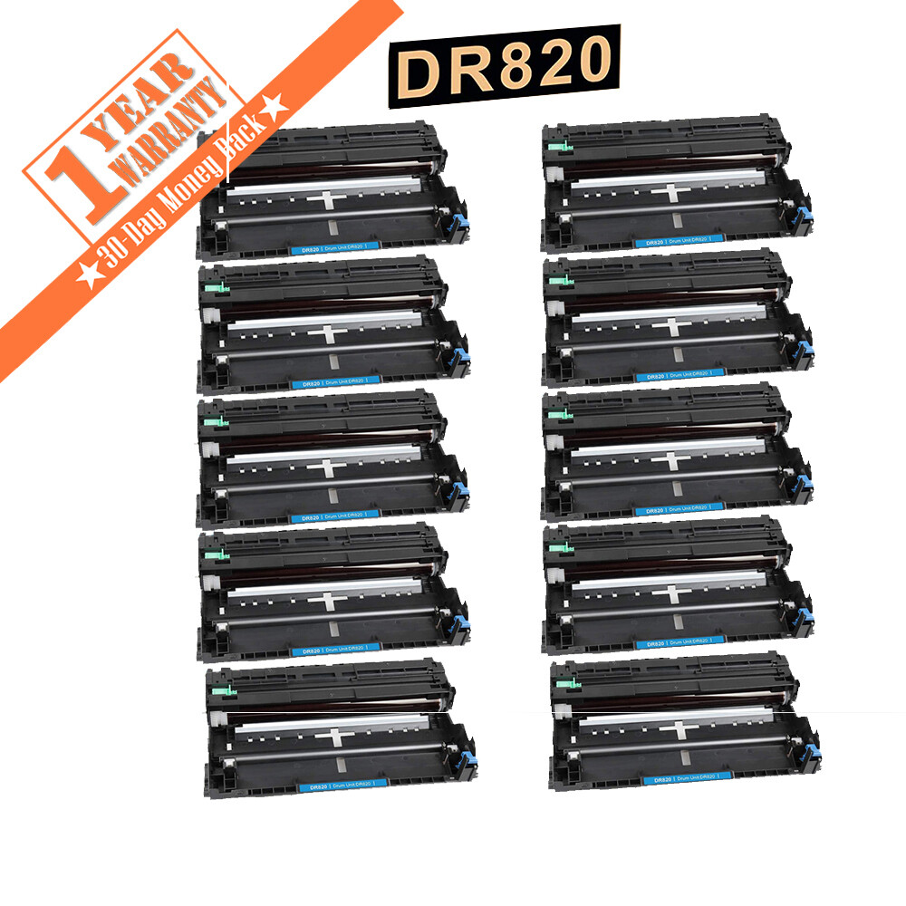 10 PACK - DR820 Drum Unit for Brother DR-820 DCP-L5600DN HL-L6200DW MFC-L6900DW