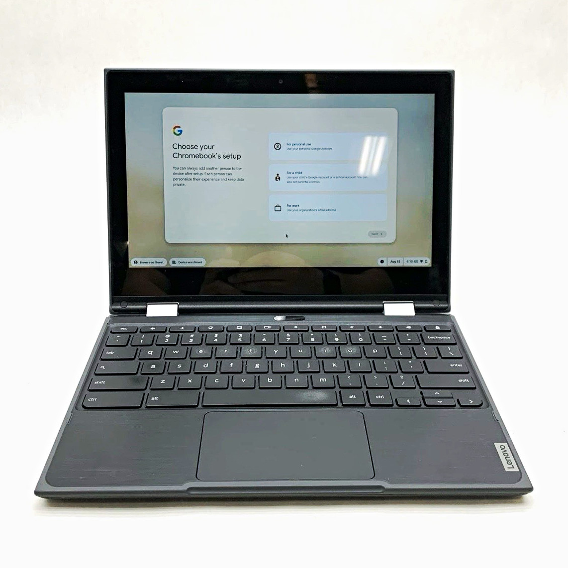 Lenovo 500e Chromebook 2nd Gen 11.6" Touchscreen 4GB 32GB 2-in-1 + Charger