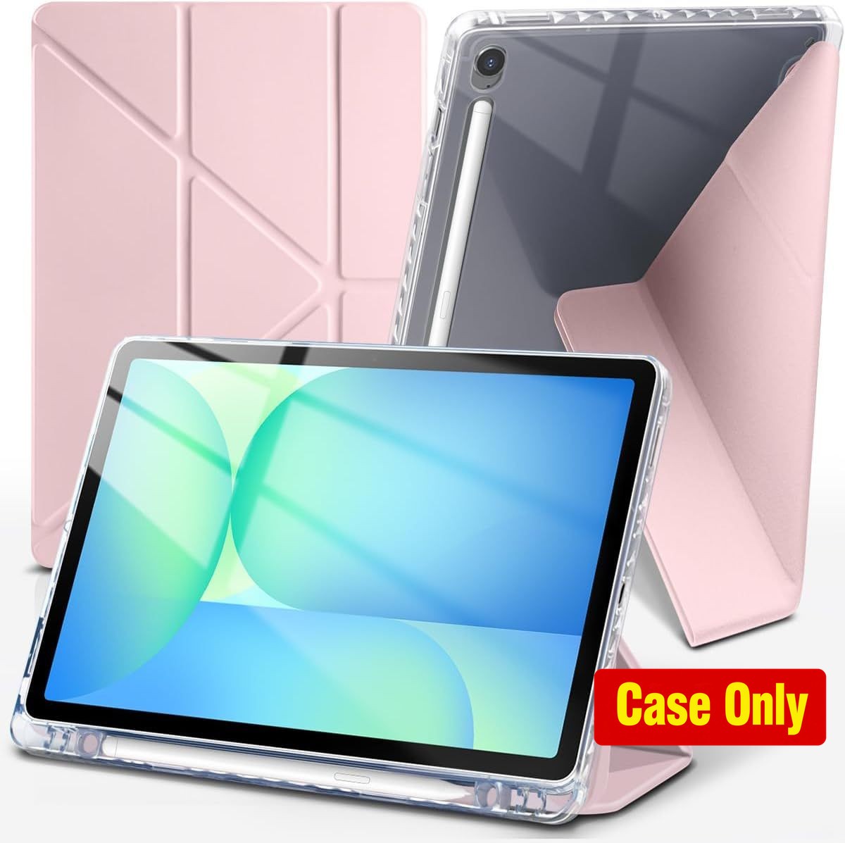 Case for Samsung Galaxy Tab S10 Lite - Clear Back, Auto Wake/Sleep, Multiple Ang