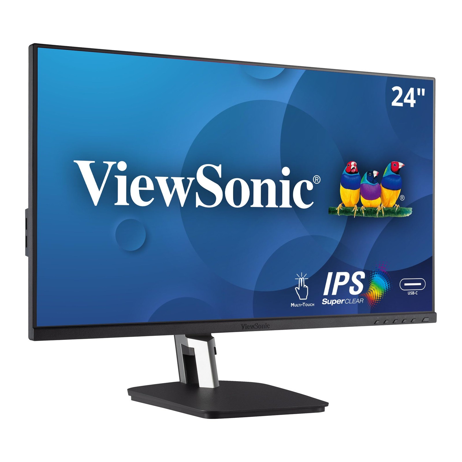 Touch Screen Monitor 24 Inch 1080p USB C Dual Hinge ViewSonic TD2455