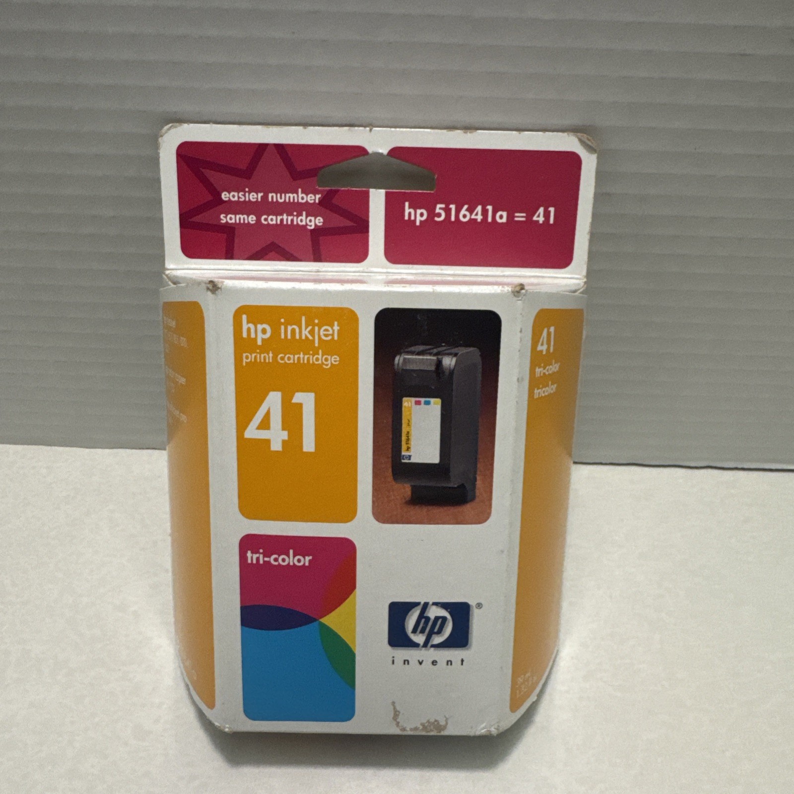 NEW SEALED Genuine HP InkJet Print Cartridge Tri-Color p/n 51641a 41
