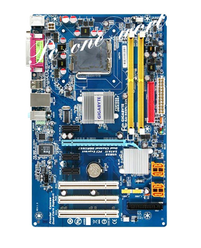 Gigabyte GA-945PL-S3G Motherboard Intel 945 LGA 775 DDR2 DIMM USB2.0 ATX