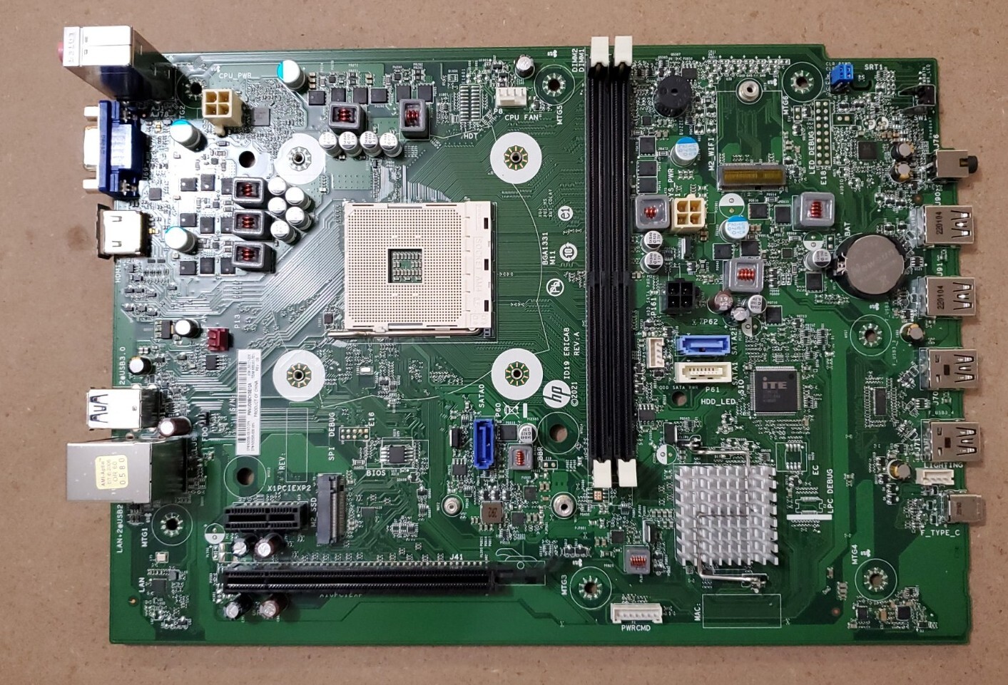 HP Victus TE02 Erica 8 AMD Motherboard B550A L56021-006 M86365-001 N00595-006