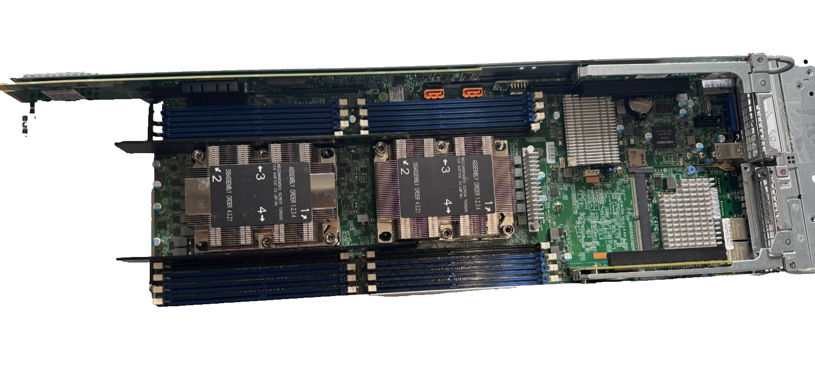 Supermicro X11DPT-PS Server Node w/ 2x Xeon Gold 6130 w/ Heatsinks Tested