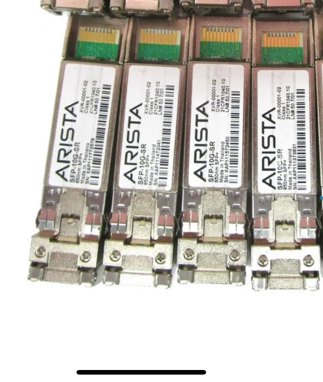 Arista SFP-10G-SR 10gbase-SR transceiver module SFP+ (XVR-00001-02) - 800107989