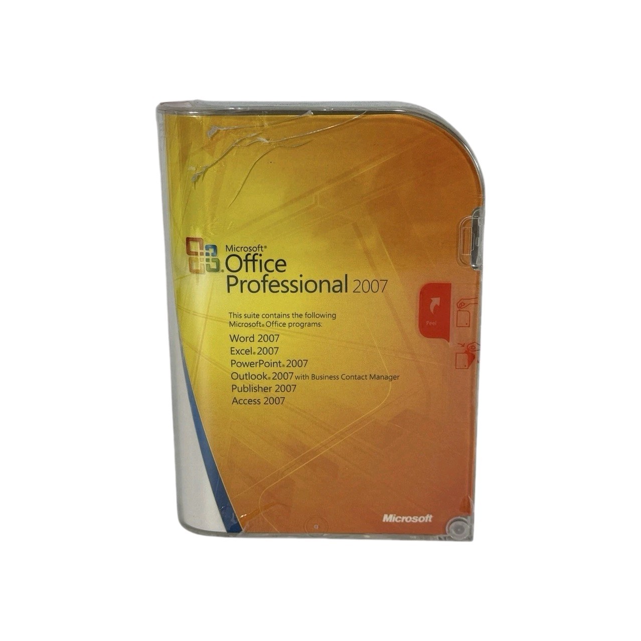 SEALED Microsoft Office Professional 2007 Contains Word Excel Outlook PowerPoint