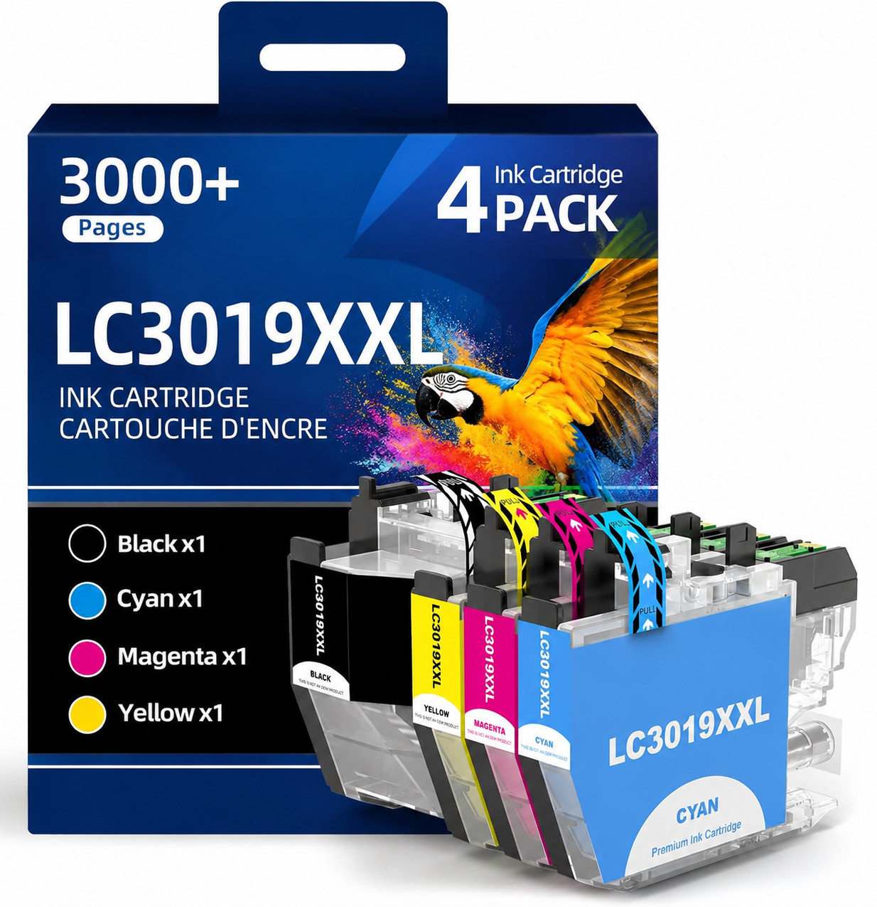 LC3019 XXL Ink Cartridge  4-Pack (BK/C/M/Y) for Brother MFC-J6530DW