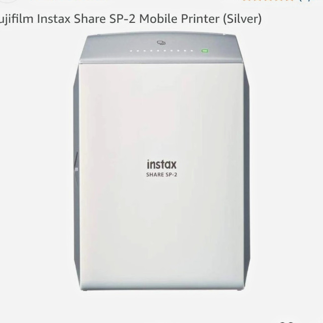 Fujifilm Instax Share SP-2 Wireless Portable Mobile Printer Instax Mini (Silver)