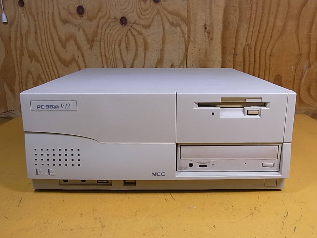 NEC PC-9821V12/S5RC CD HDD FD MSDOS 6.2 with power cord F/S 100V A/625 Japan