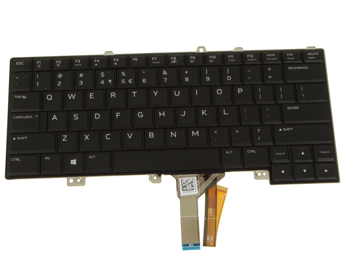 US INTL OEM Alienware 15 R3 OEM Alienware 13 R3 Backlit Laptop Keyboard XJYDD