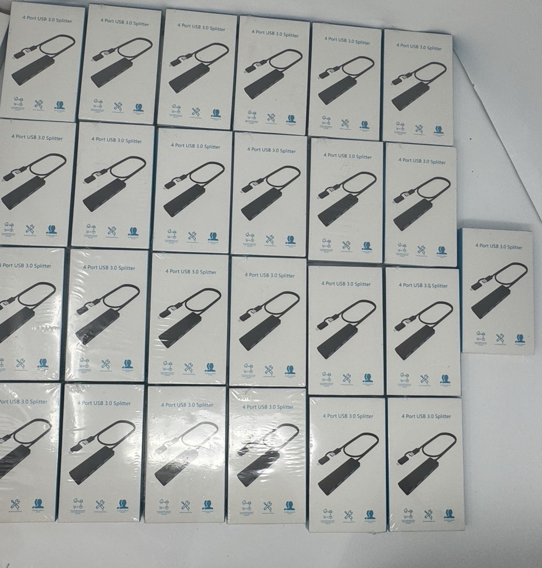 Lot of 25x 4 Port USB 3.0 Splitter To USB-C Dock High Speed