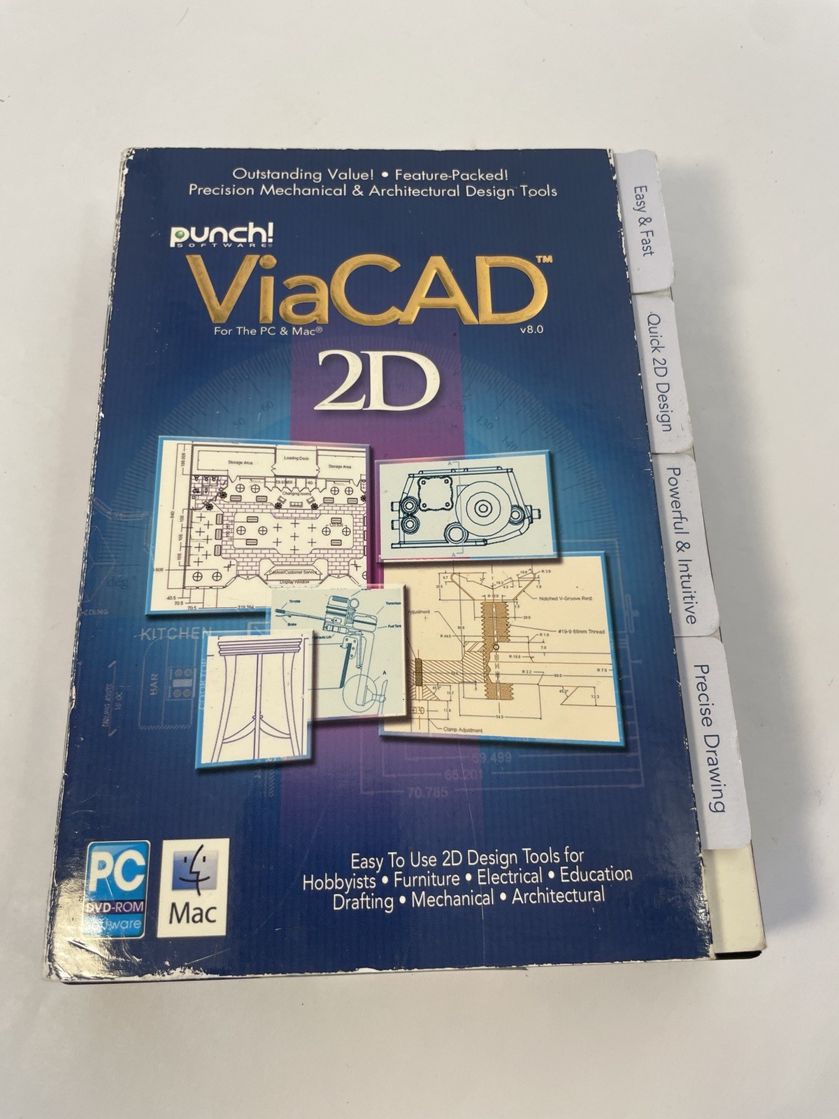 Viacad 2D Software - PC / MAC - Punch Software - Brand New