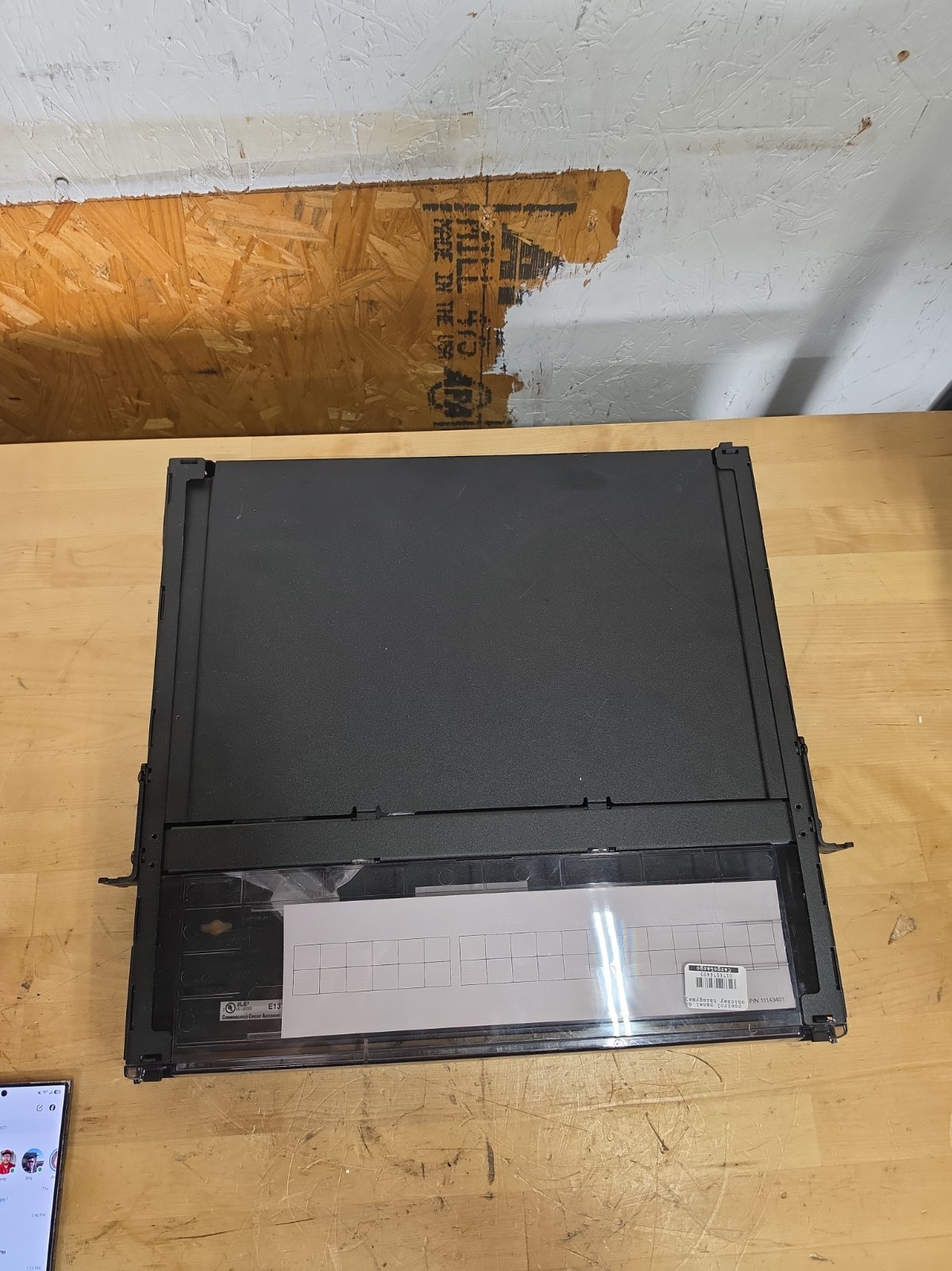 OCC RTS1U-HD4APB RACK MOUNT FIBER ENCLOUSER 4-ADAPTER