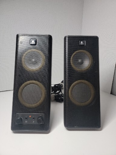Logitech X-140 S-0264A Computer SPEAKERS 2.0 System - Desktop PC MP3 Player 