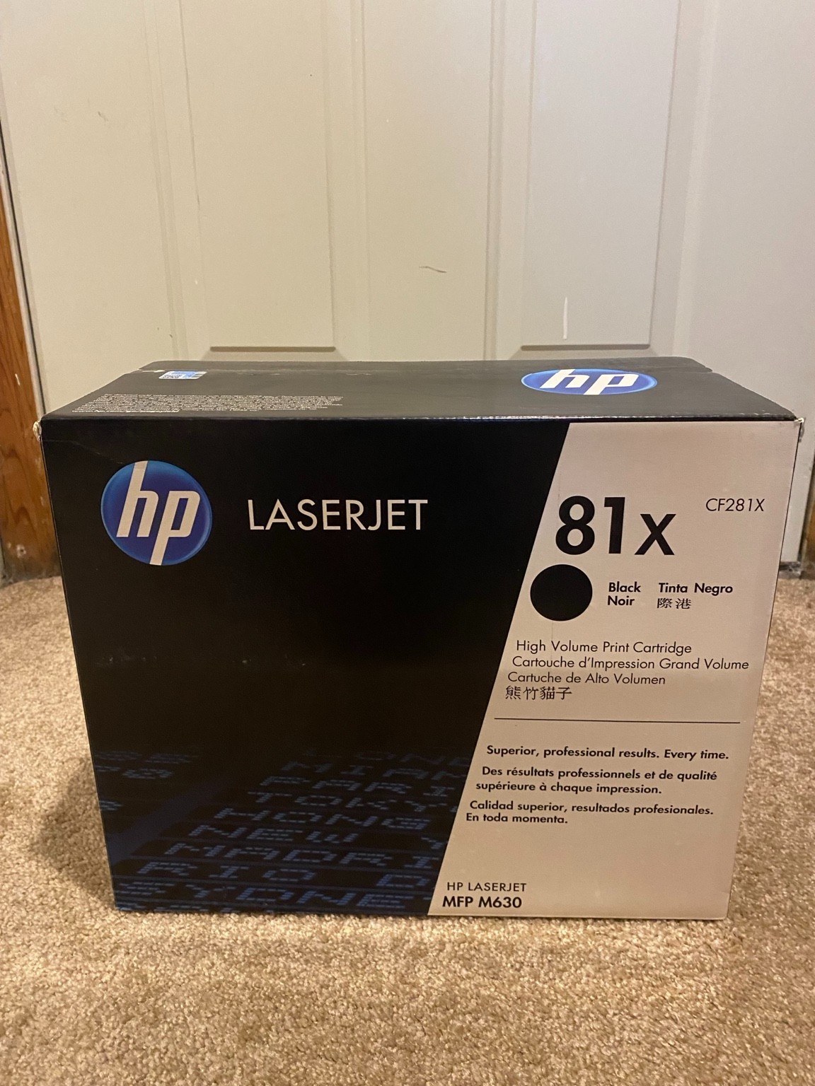 Genuine OEM HP 81X CF281X Black High Yield Toner Cartridge New Factory Sealed