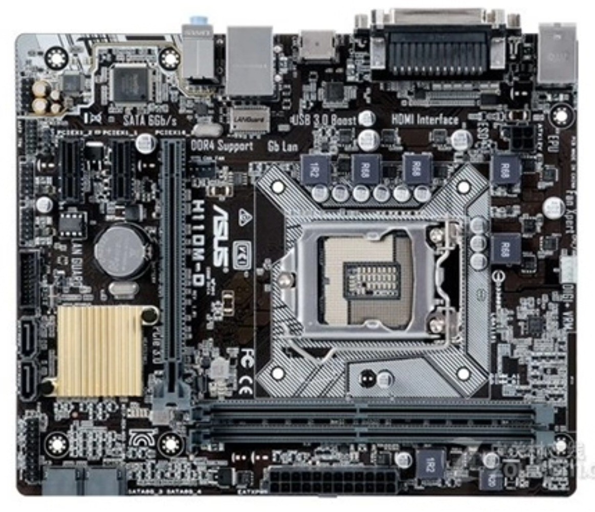For Asus H110M-D LGA1151 support DDR4 Desktop Motherboard