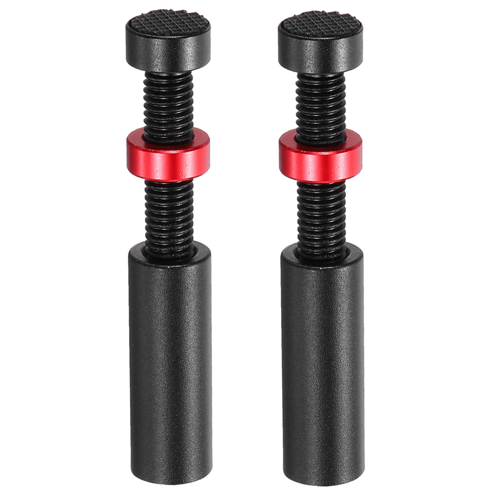 2Pcs Graphics Card Support,49-80mm Adjustable Height, Aluminum Alloy Black, Red