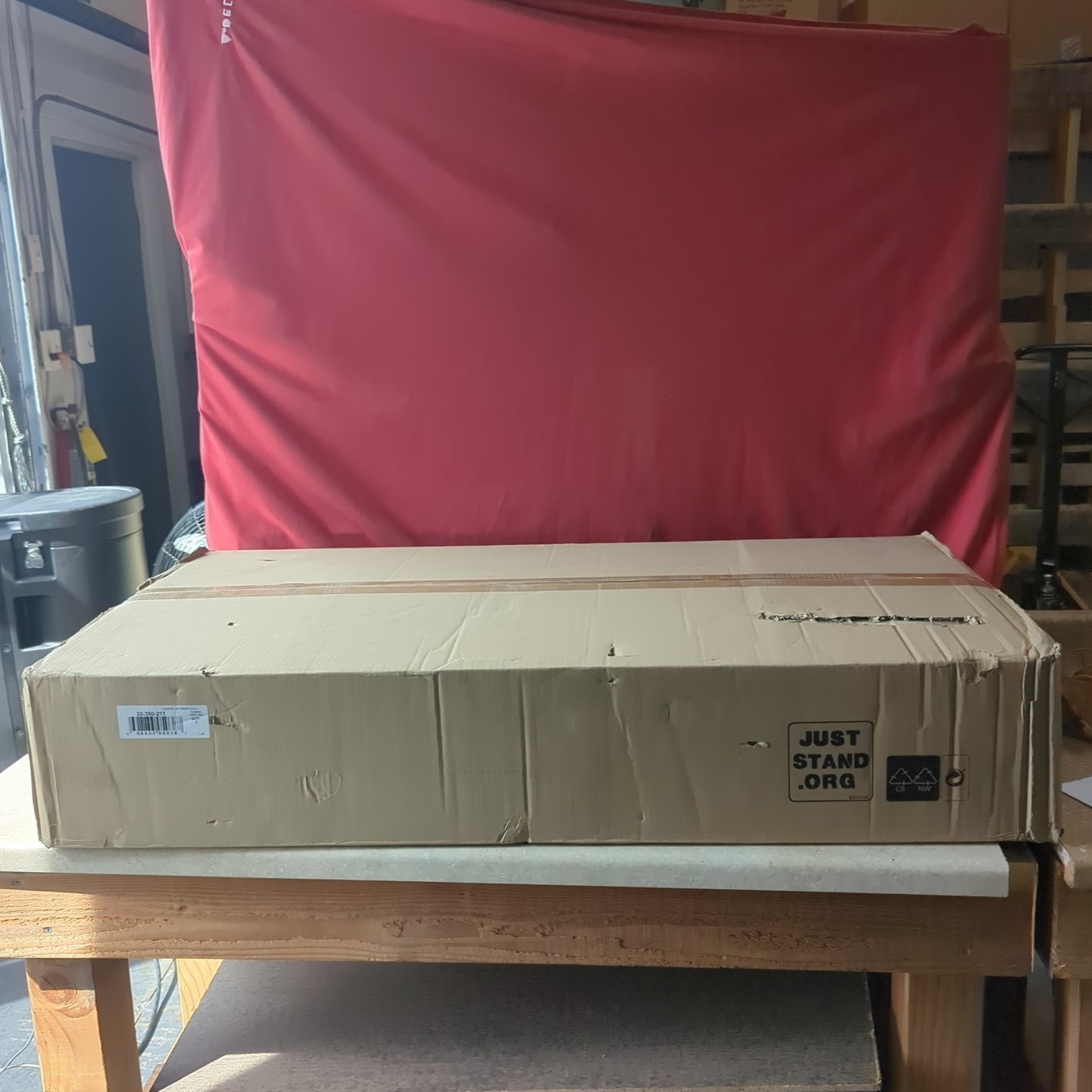 Ergotron 33-350-211 WorkFit-S Single LD w/ Work Surface and Stand (White)