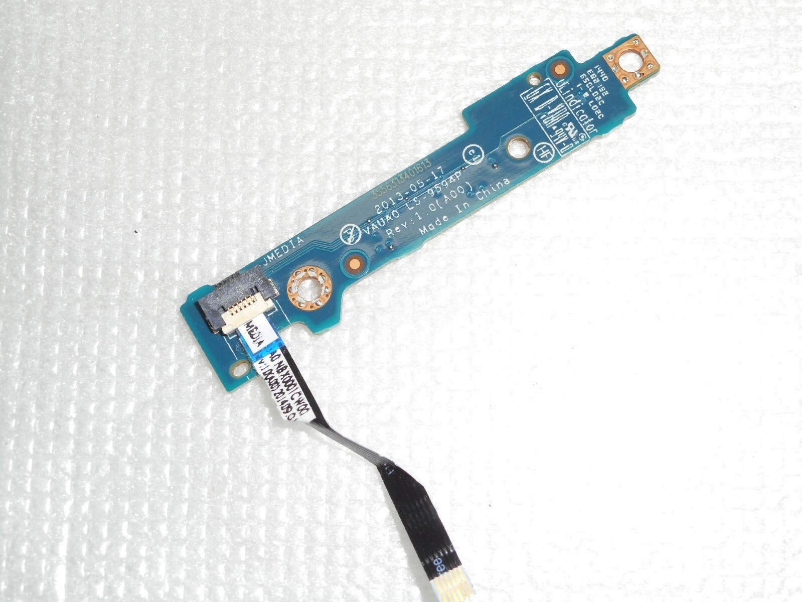 Genuine Dell Latitude E7440 Media Control Button Board + Cable  LS-9594P HUB02