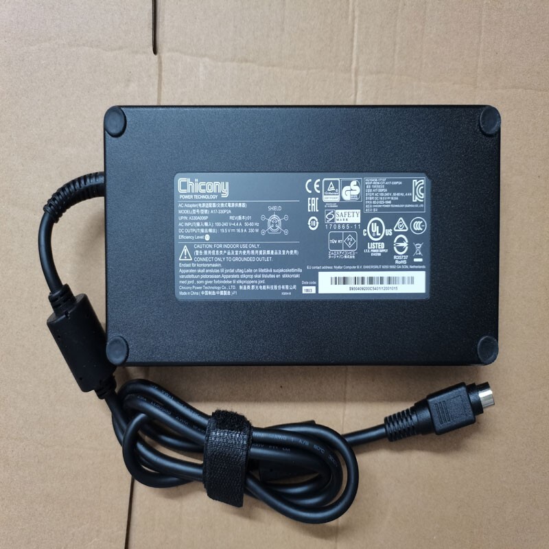 For MSI MPG Trident 3 13th Gaming Desktop 330W Chicony 19.5V16.9A A17-330P2A OEM
