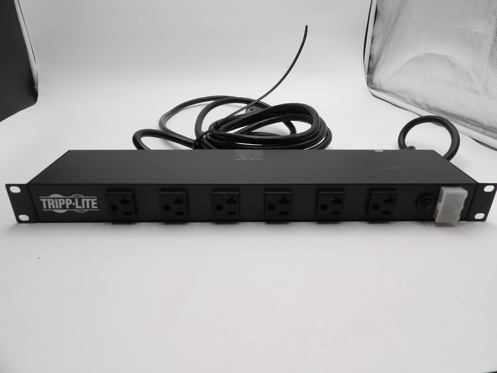 Tripp Lite RS-1215-20 1U 12 Outlet Port 15ft Rack-Mountable Power Strip