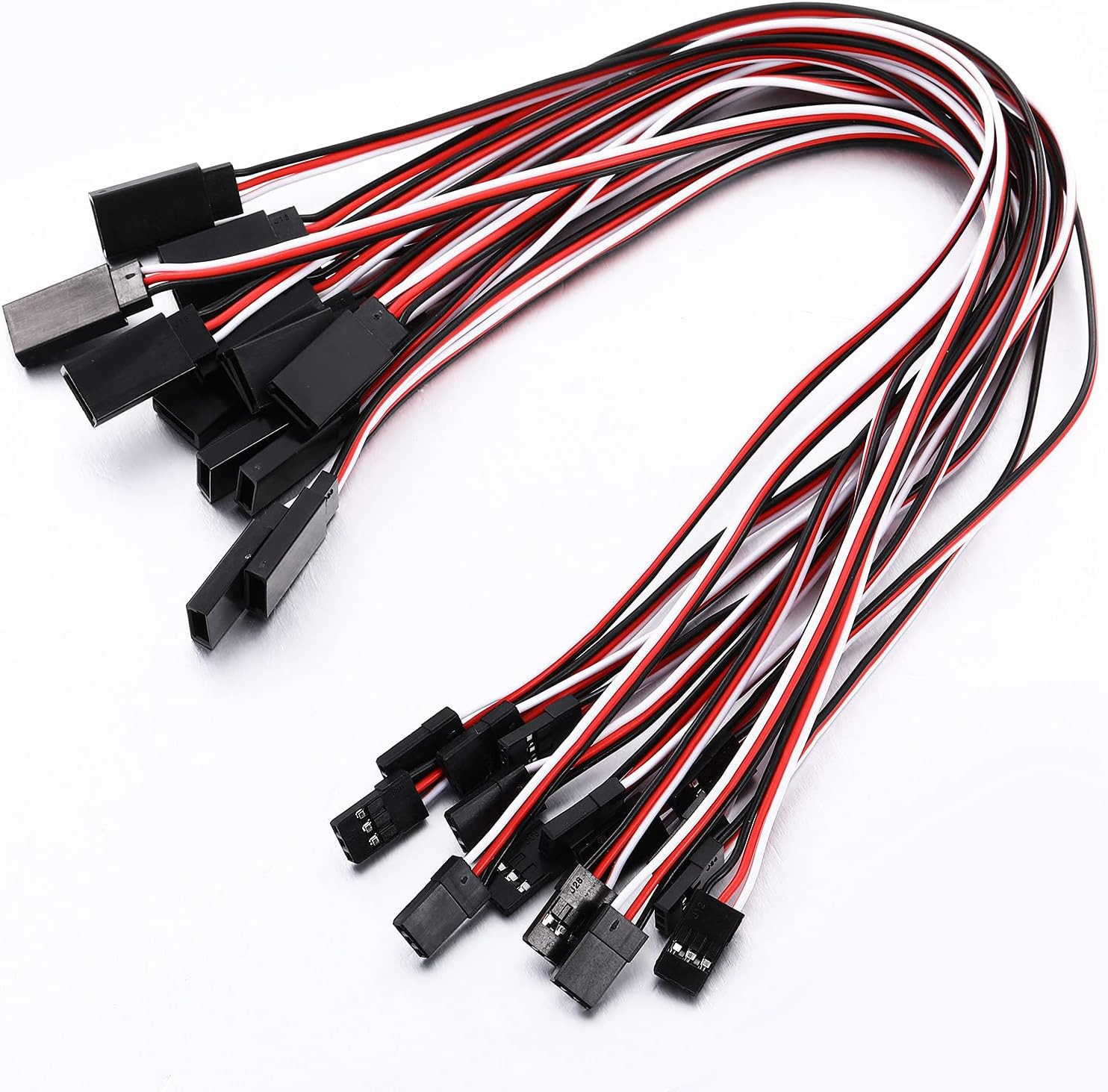 15 Pcs 3 Pin Servo Extension Cable,11.8 Inch