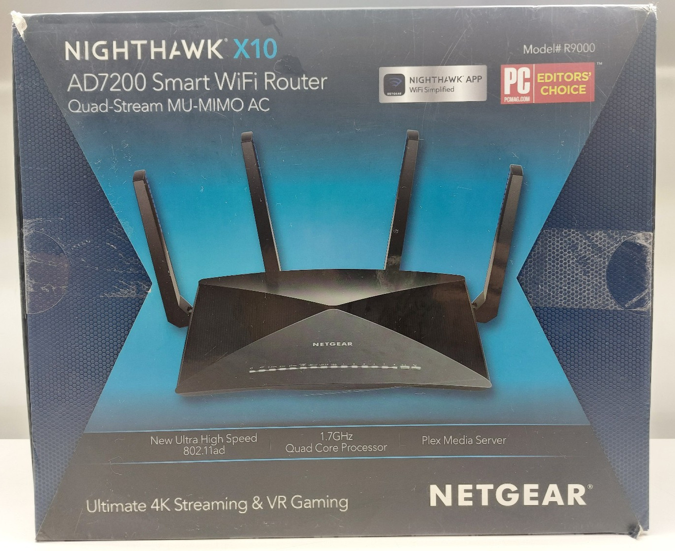 Netgear Nighthawk X10 AD7200 Smart WiFi Router R9000 606449114652 Ultimate 4K